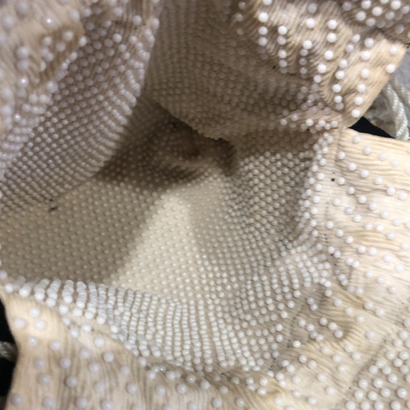 Multicolor Beaded Drawstring Pouch Bag EUC - Picture 7 of 8